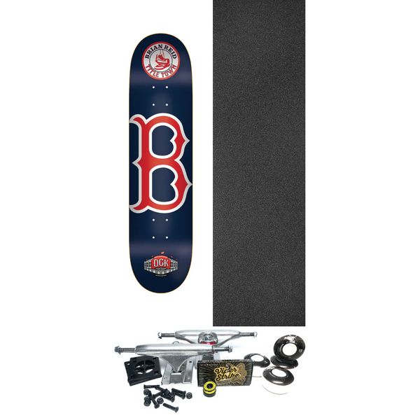 DGK Skateboards Brian Reid Beantown Skateboard Deck - 8.38" x 32.21" - Complete Skateboard Bundle